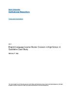 English language learner border crossers in high school : a qualitative case study